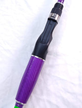 Load image into Gallery viewer, TFR Casting BASS RODS GREEN/PURPLE 7FT
