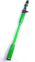Load image into Gallery viewer, TFR Casting BASS RODS BLACK/GREEN 7FT