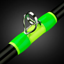 Load image into Gallery viewer, TOUGHEST FRICKE&#39; 7&#39;6 VERSATILE BUMPING CASTING RODS BLACK/GREEN SPLIT-GRIP
