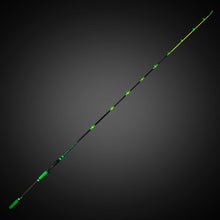 Load image into Gallery viewer, TOUGHEST FRICKE&#39; 7&#39;6 VERSATILE BUMPING CASTING RODS BLACK/GREEN SPLIT-GRIP
