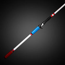 Load image into Gallery viewer, LET&#39;S GO BRANDON 7&#39;6 VERSATILE SPINNING RODS SPLIT-GRIP (RED, WHITE &amp; BLUE)
