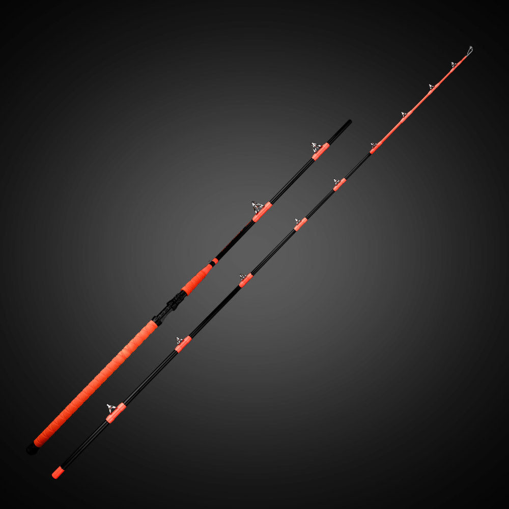 TOUGHEST FRICKE'N 2 PIECE 9FT VERSATILE CASTING BANK RODS EVA FOAM