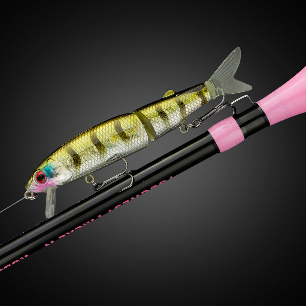 TOUGHEST FRICKE'N 7'6 VERSATILE SPINNING RODS EVA FOAM BLACK/PINK