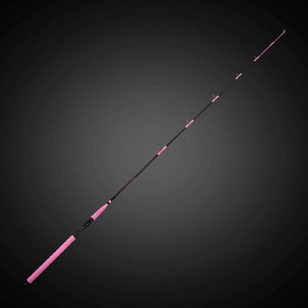 pink shimano rod TOUGHEST FRICKE'N 7'6 VERSATILE SPINNING RODS EVA FOAM BLACK/PINK – Toughest Fricke'N Rods