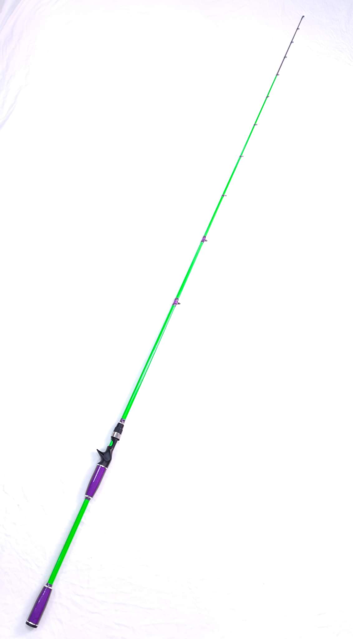 BDFS7 Purple Winn Grip medium/light action spinning rod — Bird Dog